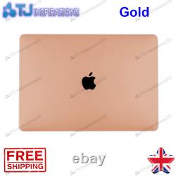 13 LCD Screen for MacBook Air A1932 2018 Assembly with Back Cover Rose Gold