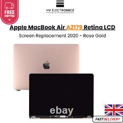 Apple MacBook Air A2179 Retina LCD Screen Replacement Assembly 2020 Rose Gold