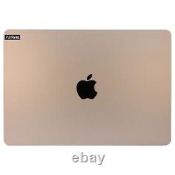 Remplacement de l'assemblage de l'écran LCD en or pour Apple MacBook Air 13.6 A2681 EMC 4074 2022