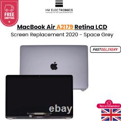 Remplacement de l'écran LCD Retina Apple MacBook Air A2179 Assemblage 2020 Gris Sidéral